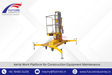 Aerial Work Platform for Construction Equipment Maintenance