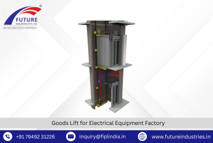 Goods Lift for Electrical Equipment Factory