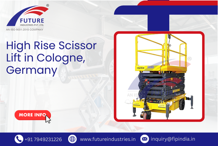 High Rise Scissor Lift in Cologne, Germany