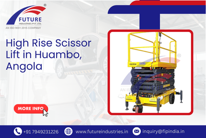 High Rise Scissor Lift in Huambo, Angola