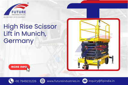 High Rise Scissor Lift in Munich, Germany