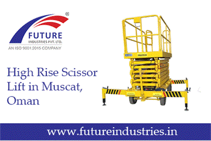 High Rise Scissor Lift in Muscat, Oman