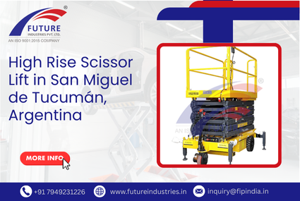 High Rise Scissor Lift in San Miguel de Tucuman, Argentina