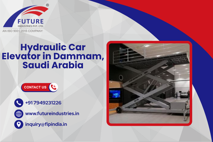 Hydraulic Car Elevator in Dammam, Saudi Arabia