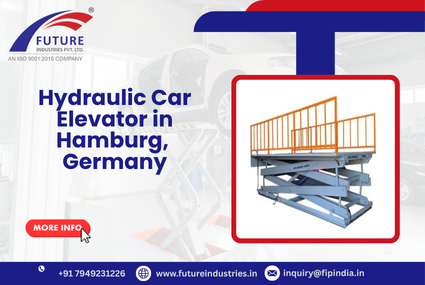 Hydraulic Car Elevator in Hamburg, Germany
