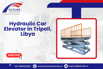 Hydraulic Car Elevator in Tripoli, Libya
