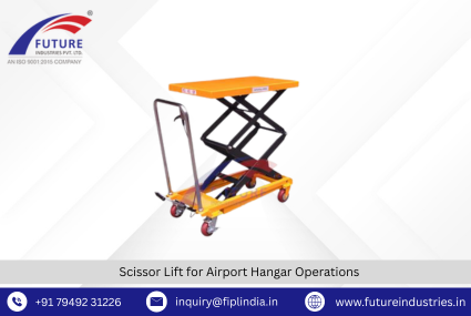 Scissor Lift for Airport Hangar Operations
