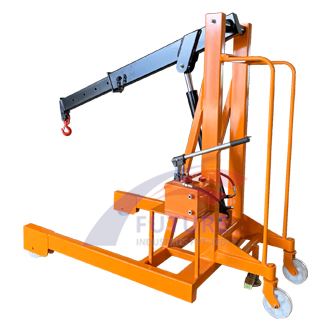 Hydraulic Manual Mobile Floor Crane