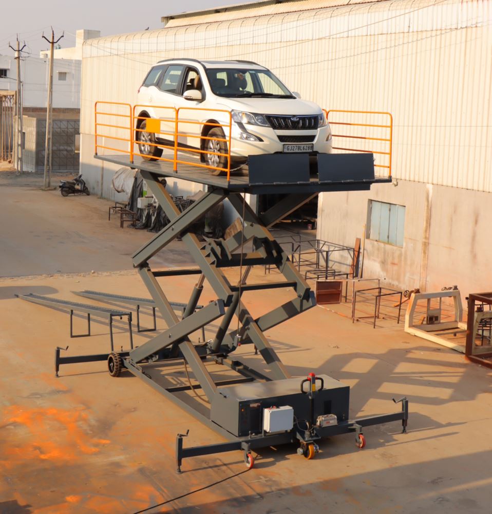 Rotating Platform Car Lift