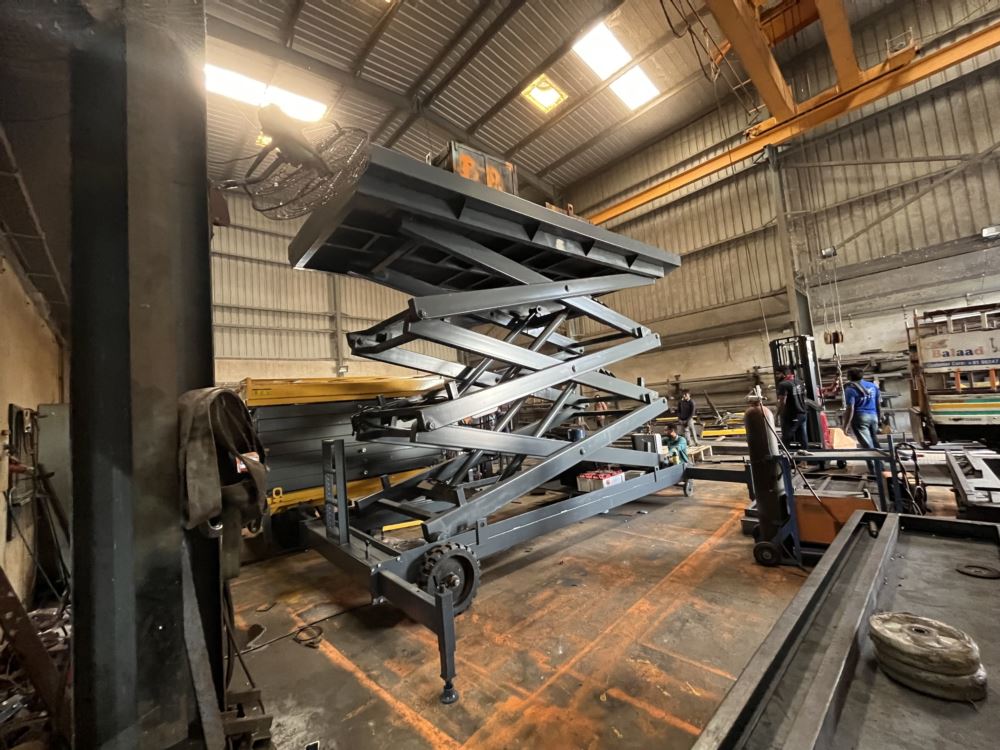 Scissor Lift Table at Korea